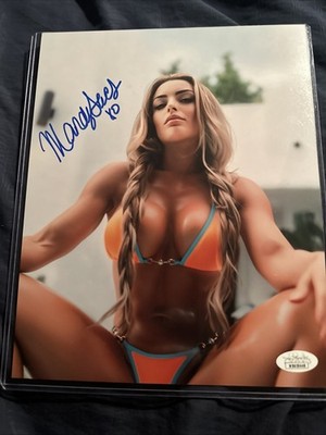 Mandy Rose Signed 8x10 Photo JSA COA WWE Wrestling Onlyfans Exclusive