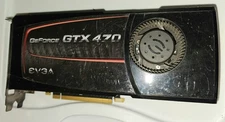 EVGA NVIDIA GeForce GTX 470 Graphic Card 012-P3-1475-AR As Is