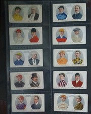 Ogden's  1914 "Owners Racing Colours & Jockeys part set 20 cigarette cards.