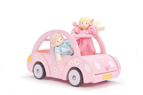 Le Toy Van ME 041 - Sophie's Car - Wooden Car - Special Post Box Faulty - Picture 1 of 6