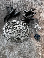 Hayes, Avid, Shimano, Mechanical Disc Brake Set, Good Condition