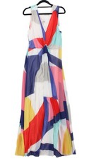 Phase Eight A-Line Maxi Dress UK12 in Multi