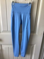 🌼Lululemon Wunder Train HR Pant 25” With Pockets size 2 Aero Blue EUC⭐️⭐️⭐️