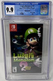 CGC Graded Luigi's Mansion 2 HD NEW Nintendo Switch (1019818009, 9.9 A++)