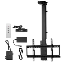 Motorized Drop Down TV Lift Ceiling Mount for 32-55 Inch TV with Height Memory