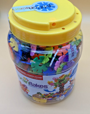 Brain Flakes Building Toy Plastic Disc Creative Educational Large Lots