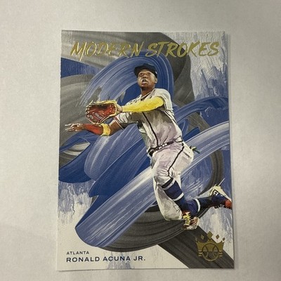 2022 Panini Diamond Kings Ronald Acuna Jr Modern Strokes Insert No. MS-1