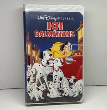 101 Dalmatians VHS Disney Video Tape Black Diamond Classics Clamshell Nearly New
