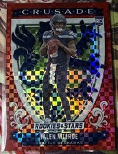 2025 Panini Rookies & Stars - Crusade Jalen Milroe #13 Red Plaid (RC)
