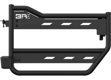 Body Armor FB-6154 For 21-C Bronco Front Tube Trail Doors w/Webbing - Black Pair