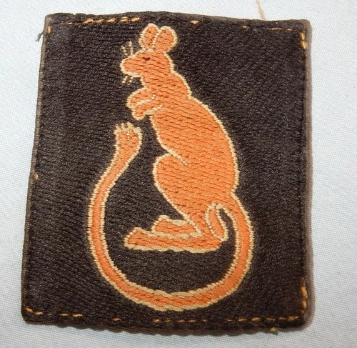 WW2 7th ARMOURED DIVISION FORMATION SIGN MILITARY BADGE PATCH WORLD WAR II LEFT