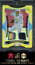 2021 Panini Certified #10 Keenan Allen Certified Gamers Mirror Gold #D06/25