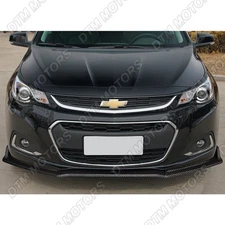 For 2013-2018 Chevrolet Malibu Carbon Painted Front Bumper Lip Spoiler Splitter