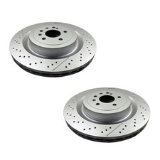 Mercedes-Benz Genuine AMG 63 Brake Discs Pair Vented Rear Fits AMG-GT R190