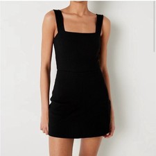 PINK Victoria's Secret Black Lined Active Wear Dress Sz XS