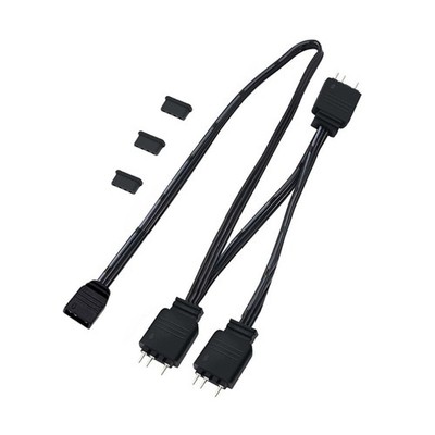 5V 3Pin ARGB Splitter Cable Light Fan Adapter Sync 1 Female to 3 Male 3 Pin ARGB