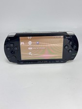 Sony PSP-1000 Piano Black Console #77 w/1800mAh Battery & No Charger