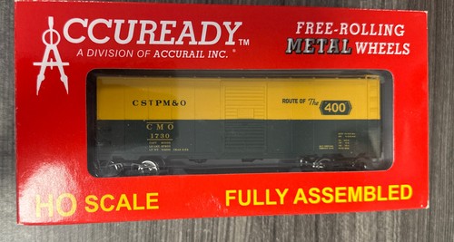 Accuready HO RTR #80070 40’ Acero AAR Caja Coche CStPM&O Usado | Condition: Used
