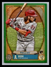 Alec Bohm Rookie Philadelphia Phillies #57 Topps 2021 Topps Gypsy Queen Green