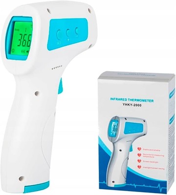 YHKY Medical Infrared Forehead Non-Contact Thermometer Backlight LCD Screen