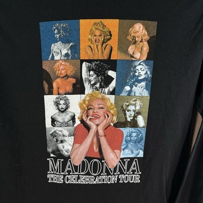 Madonna 2023-24 Celebration Concert Tour T-Shirt Adult M Black
