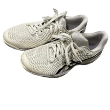 Asics Mens Solution Speed FF Clay Tennis Pickleball Shoes Size 7.5 white