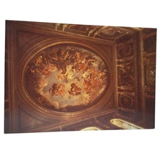 Postcard The Saloon Ceiling Blenheim Palace Oxfordshire England Chrome Unposted