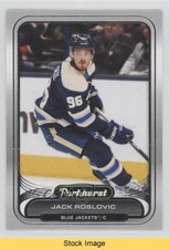 2023-24 Upper Deck Parkhurst Silver Foil Jack Roslovic #86 READ 13yf