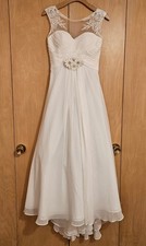 Moreilee A-line Ivory Wedding Dress Size:4