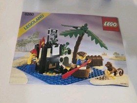 Lego Pirates - 6257 Castaways Raft & 6260 Shipwreck Island - With Instructions