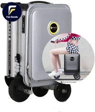 Smart Rideable Suitcase 26L Lightweight Electric Luggage Scooter for Travel NEW