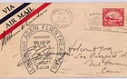 USA Air Mail #C6 24c Cover 1928 LINDBERGH Chicago-St Louis *TWICE SIGNED* WD349