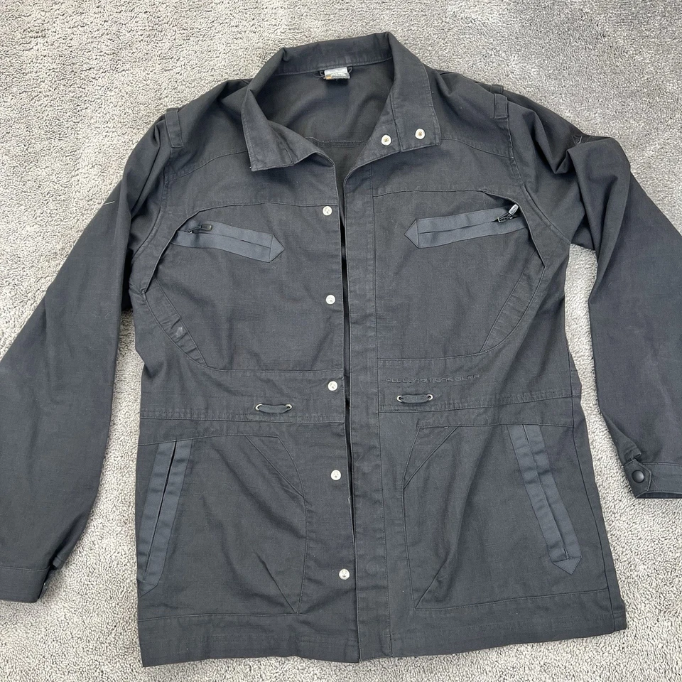 Nike ACG Dri-FIT Devastation Trail Performance Camisa Abotonada Gris Para Hombres X-Grande Foto 2 de 4