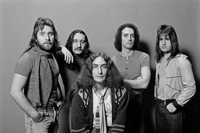 Lee Kerslake Mick Box Ken Hensley John Lawton and Music Singer Band Old Photo