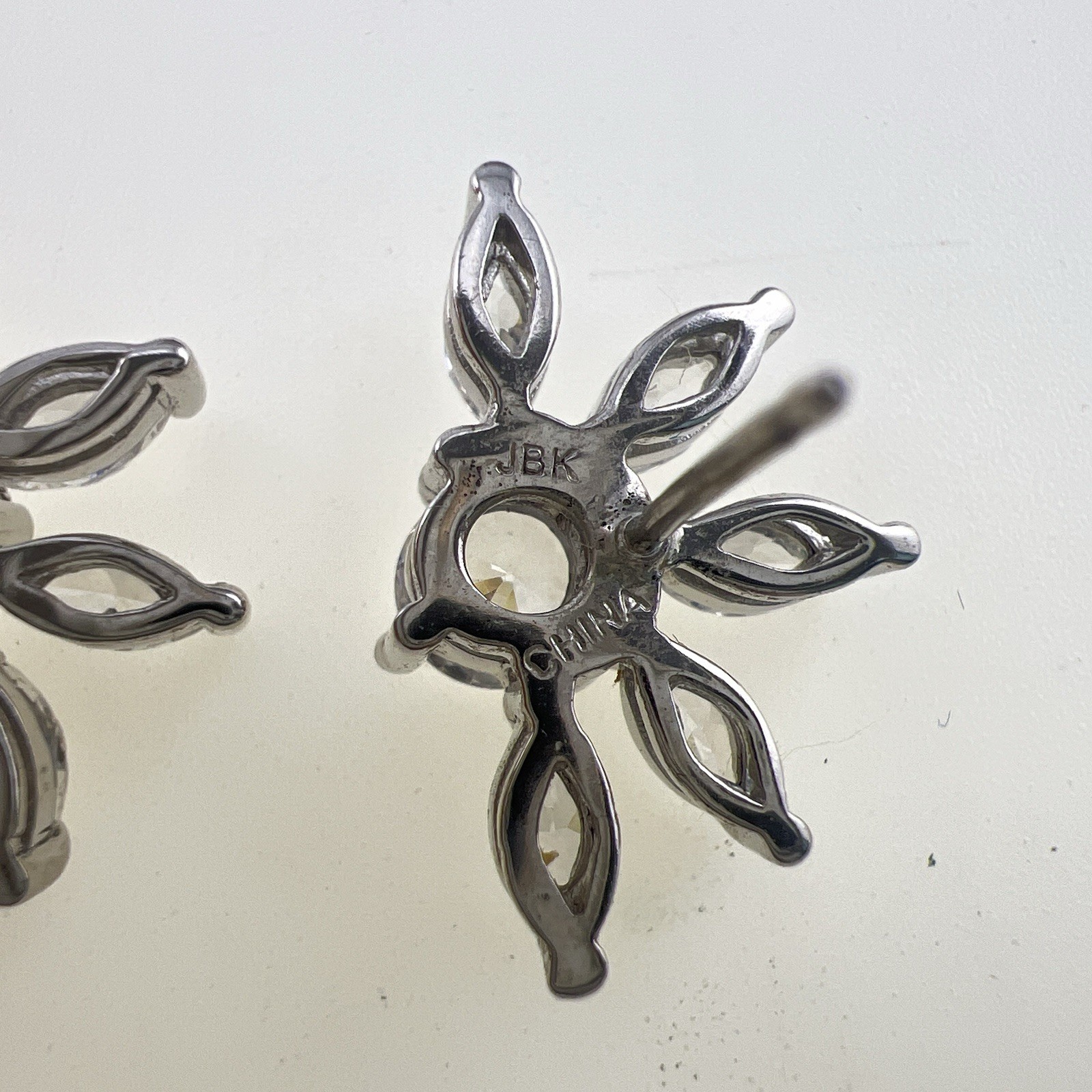 Camrose & Kross JBK Earrings Interchangeable Clear Rhinestone Crystal Cocktail