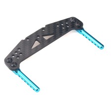 1 PC RC Body Post Mounts and Carbon Front/Rear Shock Tower Fit for Tamiya TT01