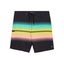 O'Neill Youth Hyperfreak Heat Stripe Line 16" Board Shorts Black Mens Boardshort
