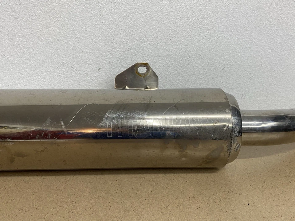 00-01 2000 - 2001 KAWASAKI ZX9 ZX9R ZX900E SILENCIADOR DESLIZABLE STOCK ORIGINAL ZX-9R Foto 3 de 4