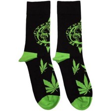 CYPRESS HILL - LOGO  LEAVES - SOCKS -BRAND NEW  LICENSED-MUSIC BAND CYPSCK03MB
