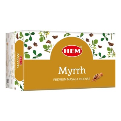 Hem Masala Myrrh    Räucherstäbchen - 10 Stäbchen pro Packung