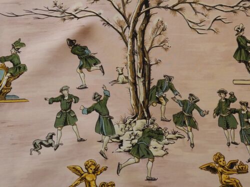 HERMES Vintage silk scarf carre ""Traineaux Et Glissades" Sleds and slides 90's - Picture 3 of 18