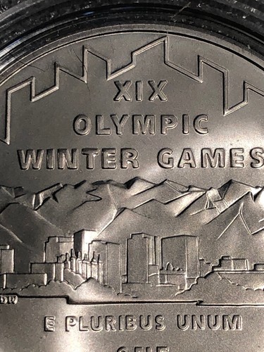 2002 Olympic Winter Games Silver Dollar UNC Commemorative Coin - Picture 9 of 11