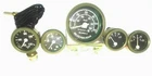 JEEP Willys Speedometer fits 1946-66 CJ-2A, 3A, 3B,M38, M38A1 Gauges Kit Green