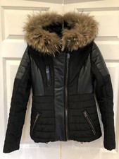 Giorgio Mario Coat Jacket Fur Black