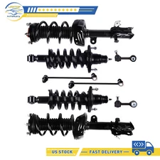 Struts For Honda CR-V CRV 2007-2011 2.4L Front Rear Complete Spring Sway Bars