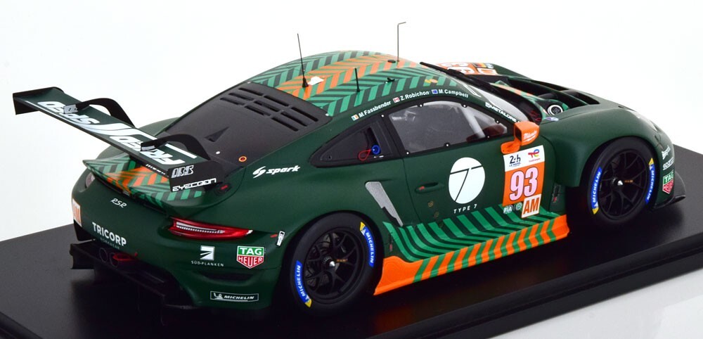 Spark PORSCHE 911 991 RSR-19 4.2L 24h LE MANS 2022 #93 w