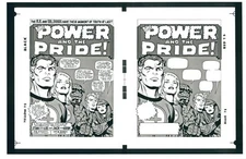 FANTASTIC FOUR #87 PRODUCTION ART ACETATE SPLASH PAGE 1 JACK KIRBY MARVEL COMICS