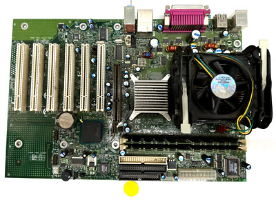 INTEL DESKTOP MOTHERBOARD WITH INTEL PENTIUM 4 1.7GHZ CPU 2GB RAM