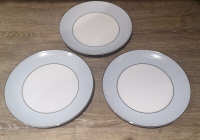 3er Set Noritake Porzellan Beilagenteller ''Laureate 5651'' Muster - 16 cm Durchmesser 