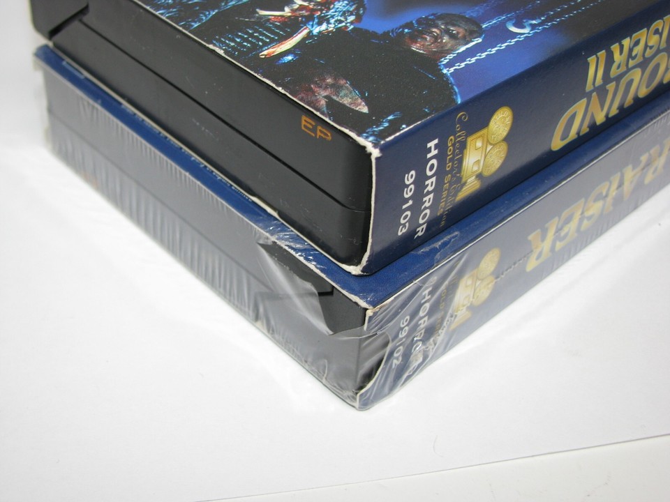 HellRaiser I II Hellbound VHS, 1994 Collector’s Edition 1 is Factory